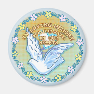 Íman Em nosso ímã "Hearts Memorial"