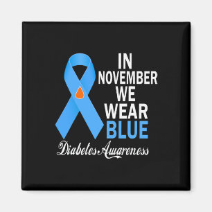 Íman Em novembro, Vestimos a consciência azul da diabet