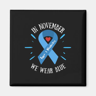Íman Em novembro, Vestimos o Guerreiro da Diabetes Azul