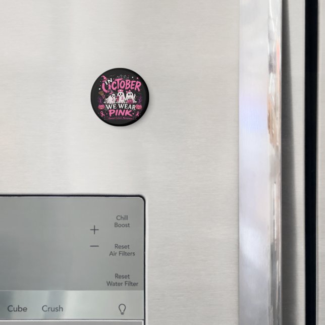 Íman em outubro usamos rosa Conscientização sobre o cân (In Situ (Fridge))