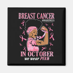 Íman Em outubro, Vestimos Cancer de mama preto-rosa