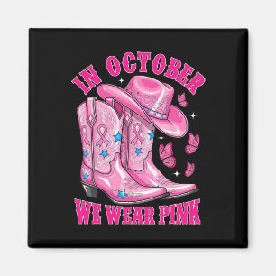 Íman Em outubro, Vestimos Gado Rosa Boot Cancer