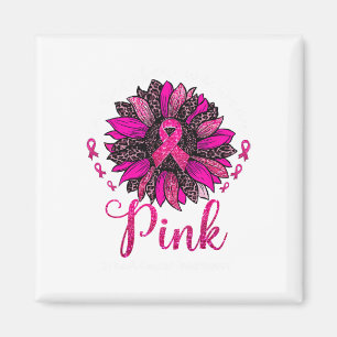 Íman Em outubro Vestimos O Cancer Rosa De Girassol