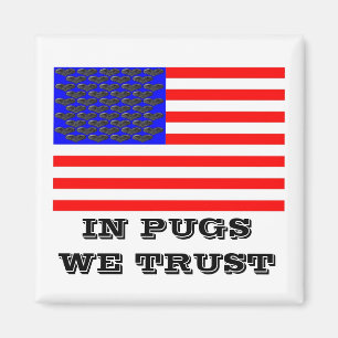 Íman Em Pugs Nós Confiamos