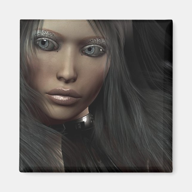 Íman Em Retrato Magnet (Frente)