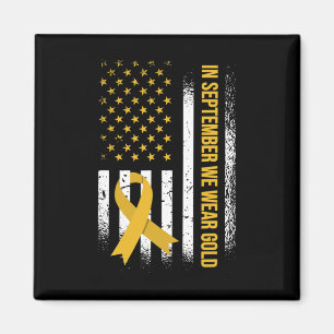Íman Em setembro Vestimos Dourado - Cancer infantil com