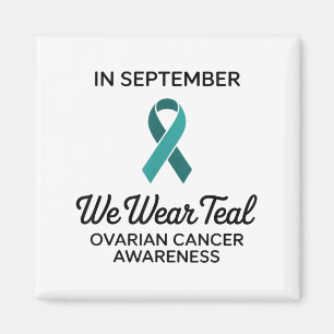 Íman Em Setembro, Vestimos Teal Para Saber Câncer de ov