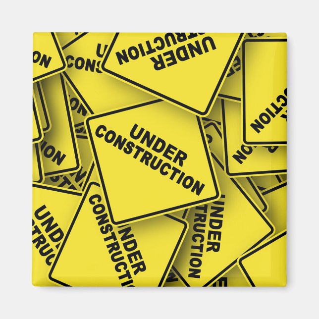 Íman Em Sinais De Construção (Frente)