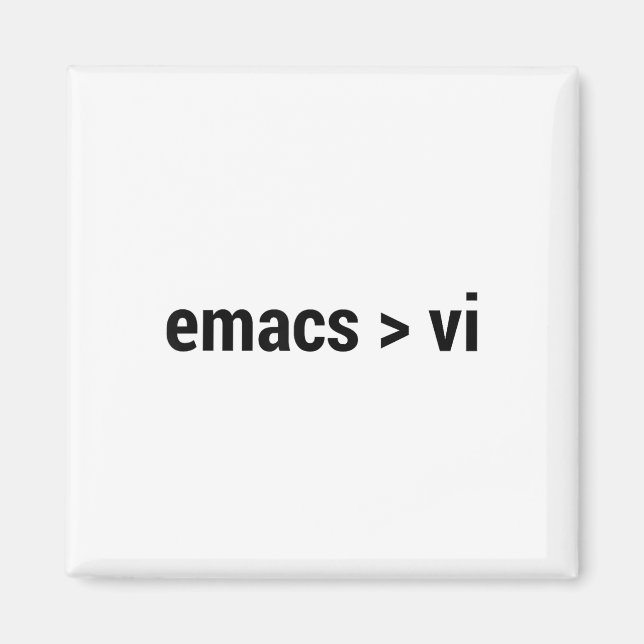 Íman Emacs Maior Que Vi - Código Editor Guerra Contra A (Frente)