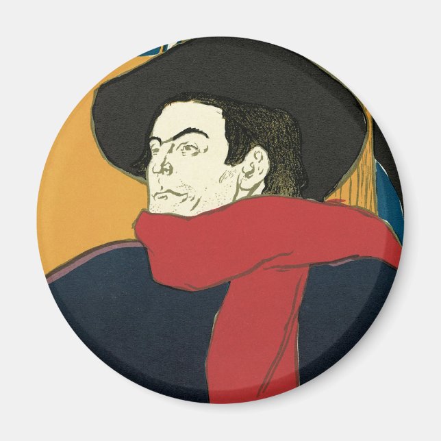Íman Embaixadores, Aristide Bruant por Toulouse Lautrec (Frente)
