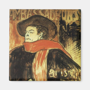 Íman Embaixadores, Aristide Bruant por Toulouse Lautrec