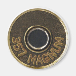 Íman Embalagem de bronze do escudo de 357 magnum