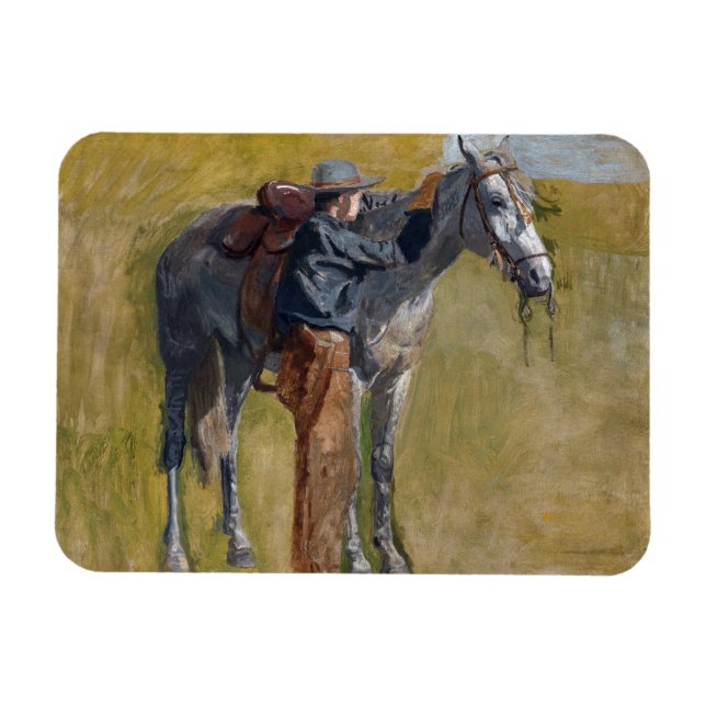 Íman Embaralagens Americanas: Velho Cowboy Ocidental co (Horizontal)