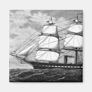 Íman Embarcação de vela antiga