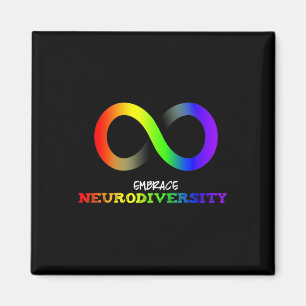 Íman Embarcar Neurodiversity Autism Asd Adhd Rainbow In