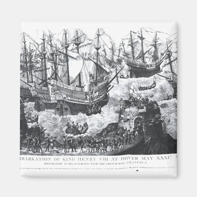 Íman Embarque de Henrique VIII em Dover (Frente)