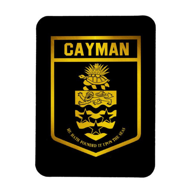 Íman Emblem das Ilhas Cayman (Vertical)