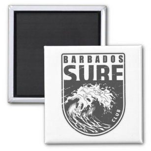 Íman Emblem do clube de Surf de Barbados