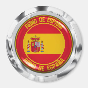 Íman Emblem espanha redonda