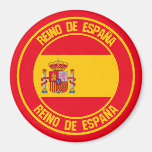 Íman Emblem espanha redonda