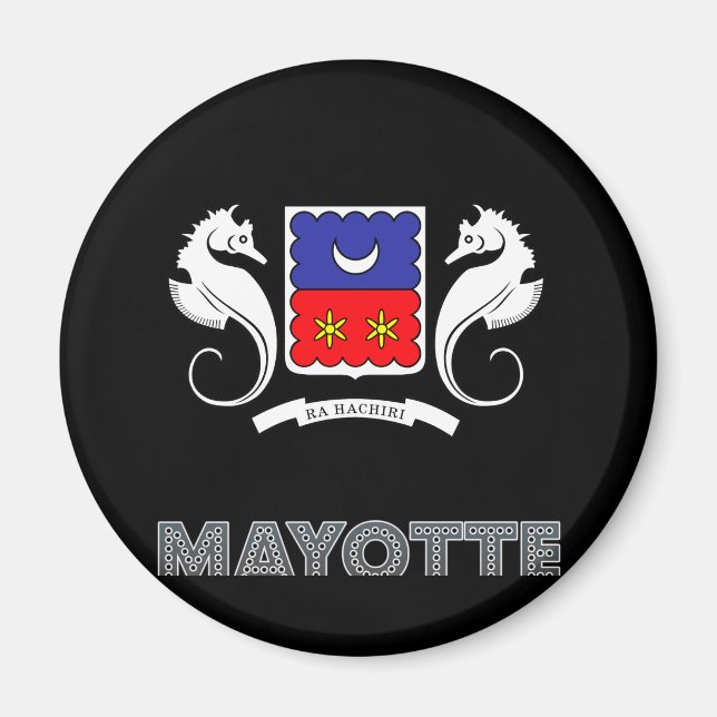 Íman Emblem Mayottian (Frente)
