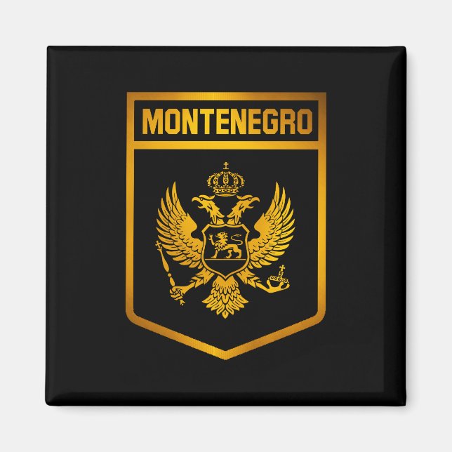 Íman Emblem Montenegro (Frente)