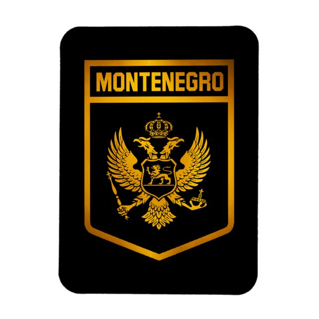Íman Emblem Montenegro (Vertical)