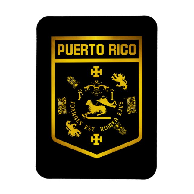 Íman Emblem Porto Rico (Vertical)