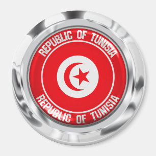 Íman Emblem redonda da Tunísia