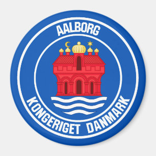 Íman Emblem redonda de Aalborg