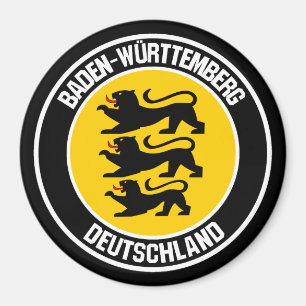 Íman Emblem redonda de Baden-Württemberg