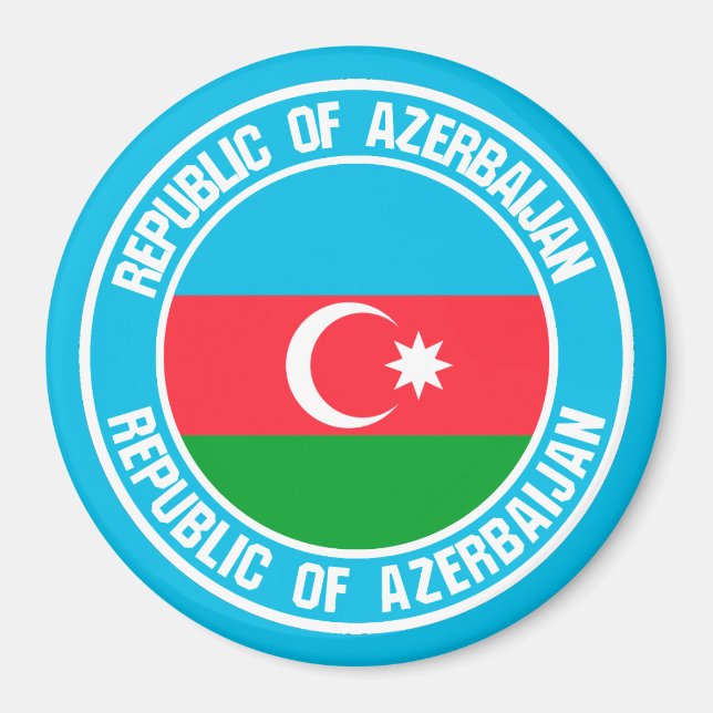 Íman Emblem redonda do Azerbaijão (Frente)