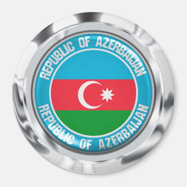 Íman Emblem redonda do Azerbaijão (Frente)