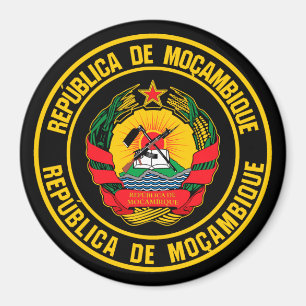 Íman Emblem redonda em Moçambique