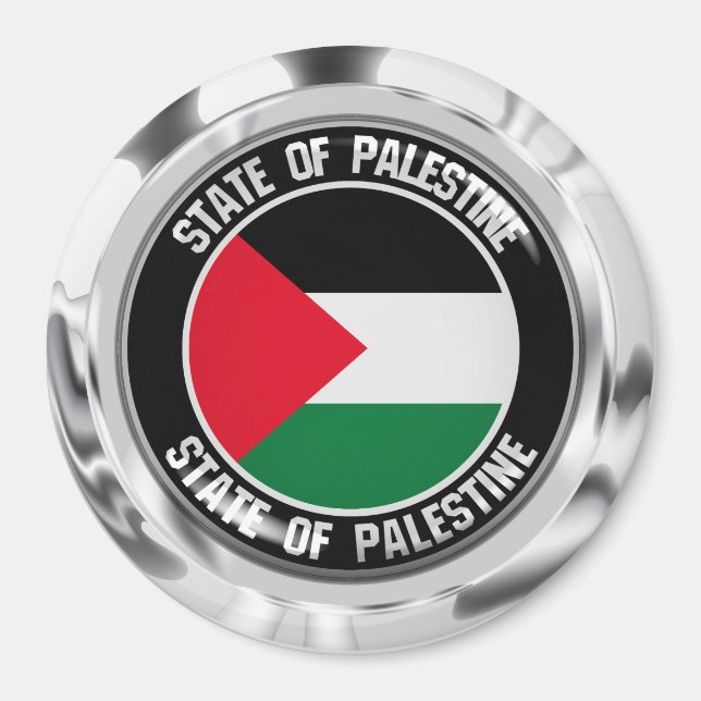 Íman Emblem redonda Palestina (Frente)