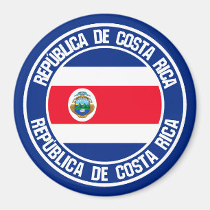 Íman Emblem redondo da Costa Rica