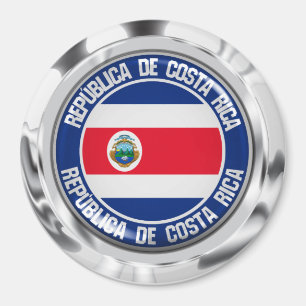 Íman Emblem redondo da Costa Rica