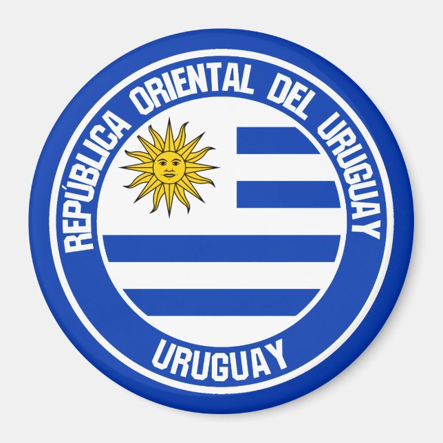 Íman Emblem Uruguay Round (Frente)