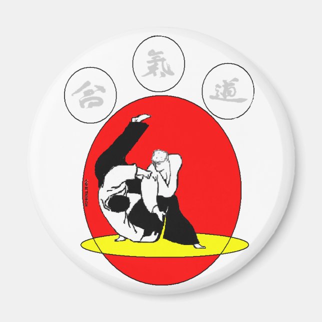 ÍMAN EMBLEMA AIKIDO (Frente)