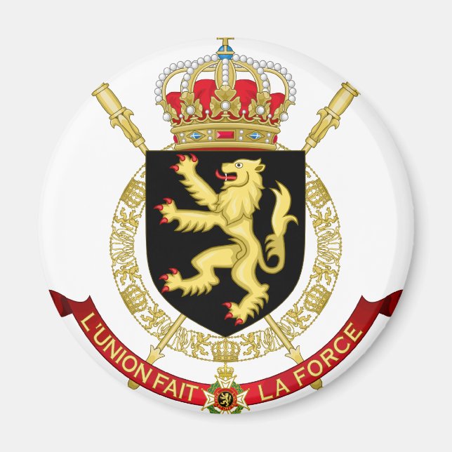 Íman emblema bélgico (Frente)