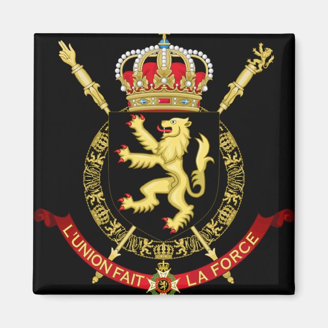 Íman emblema bélgico (Frente)