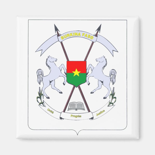 Íman emblema burkina (Frente)