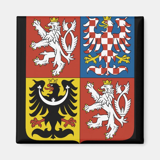 Íman emblema checo (Frente)