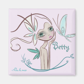 Íman Emblema com nome, para rapariga