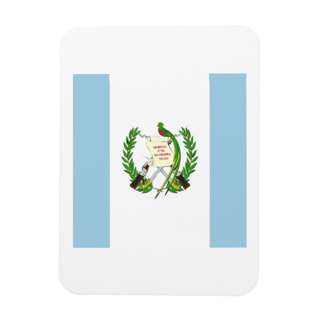 Íman Emblema da bandeira da Guatemala (Vertical)