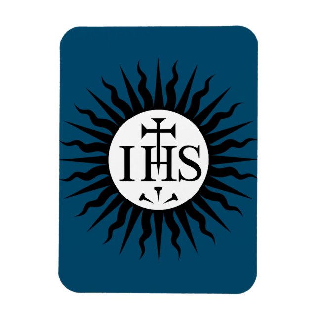 Íman Emblema da Companhia de Jesus Monograma (Vertical)