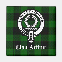 Íman Emblema da Crista do Clã Arthur & Tartan