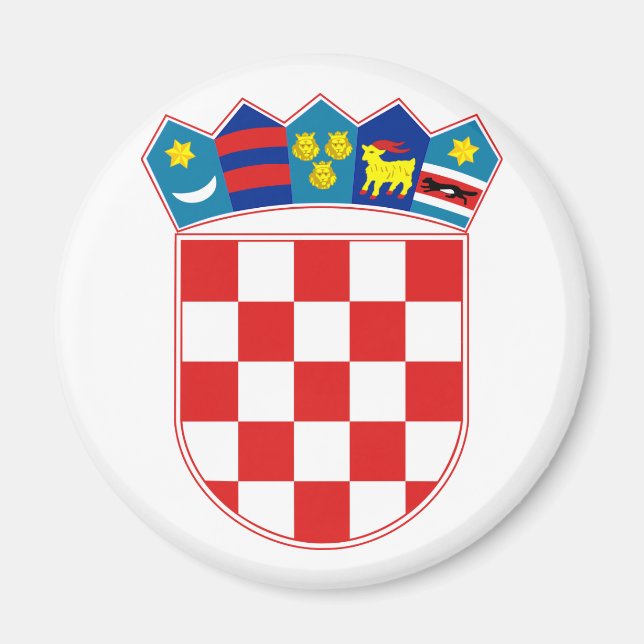 Íman emblema da croácia (Frente)
