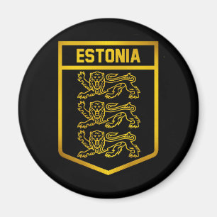 Íman Emblema da Estônia