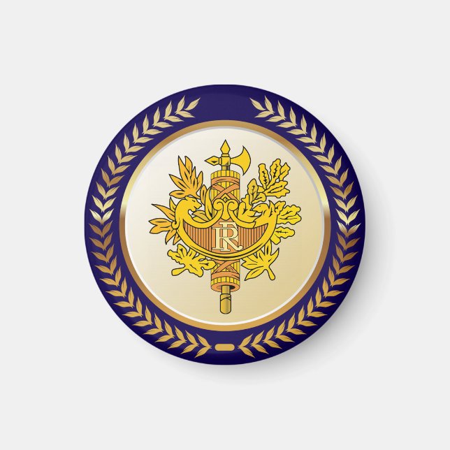 Íman Emblema Da França (Frente)